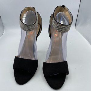 FSJ Ankle Strap Open Toe High Heels Sandals